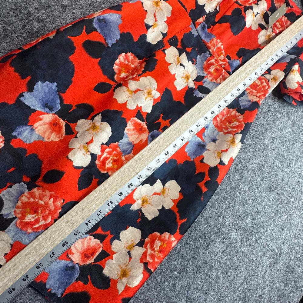 J.Crew Collection Silk Wool Floral Sheath Dress Red Size 6 NWT - Picture 10 of 12